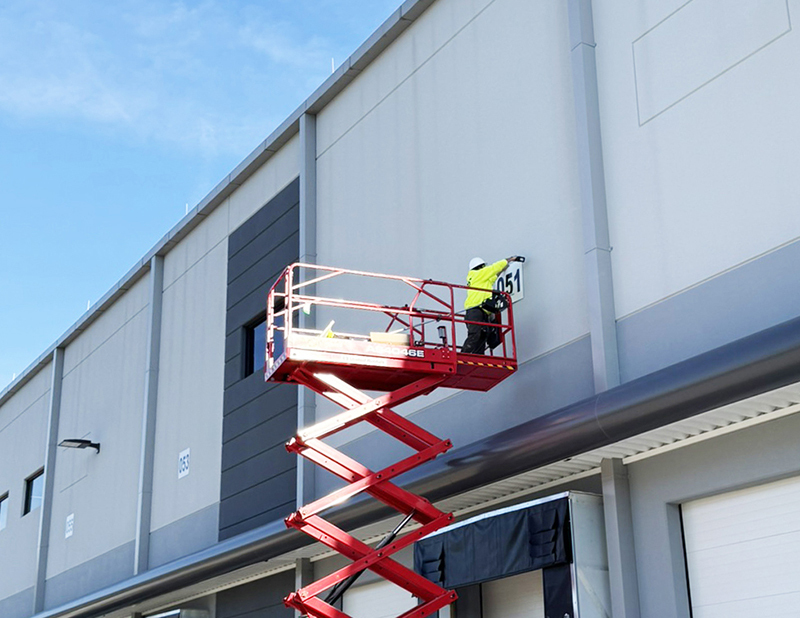 Dock Door Sign Installation